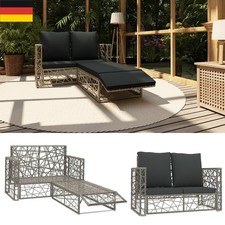2-tlg. Garten-Lounge-Set mit