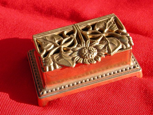 Vintage messing jugendstil - messing,