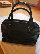 damen hand tasche schwarz Kunstleder gebraucht