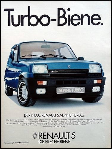 Renault alpine turbo - 5,