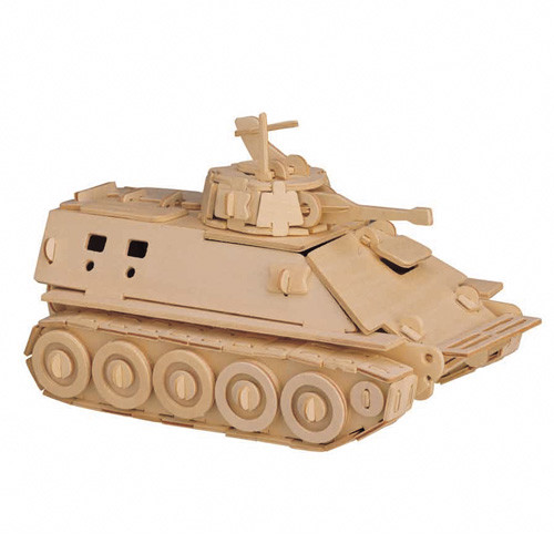 Panzerwagen holzbausatz - 3d,