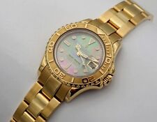 ROLEX OYSTER PERPETUAL YACHTMASTER LADY 18k GELBGOLD REF.: 169628 PAPIERE/BOX