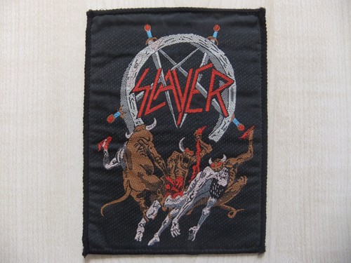 Slayer hell awaits aufnäher - hell,