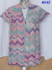 Sommer Jacke Gr. 40/42 gehäkelt Handarbeit