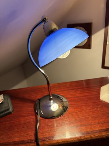 Vintage style tischlampe chrom - vintage,
