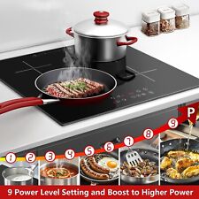 60cm Induktionskochfeld mit Booster,Induktion Herdplatte Kochfeld Touch  6000W