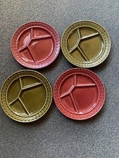 Fondue Teller Set Vintage