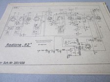 Radione R 2 Schaltplan mit