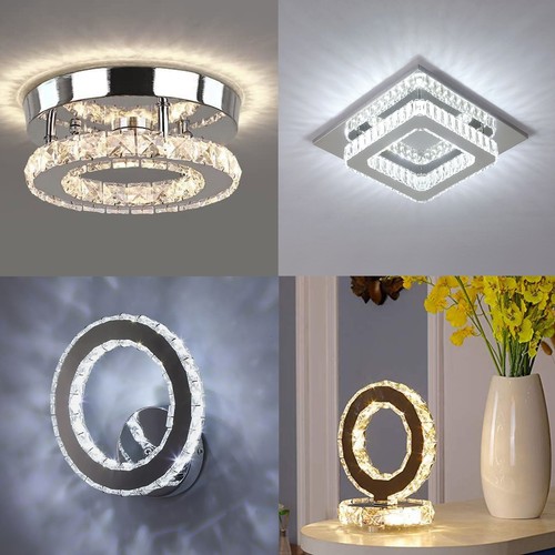 Moderne kristall deckenlampe - kristall,