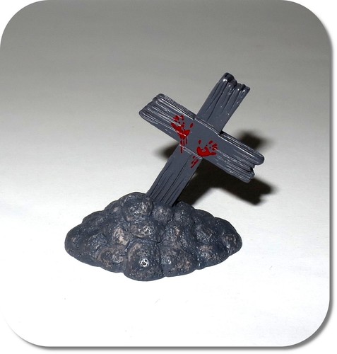 Miniatur kreuz steinhaufen - kreuz, im