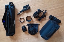 Panasonic DMC-G81 Lumix mit Zubehörpaket: Objektive 12/60 und 100300, Stativ etc