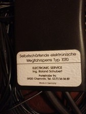 Selbstschärfende Elektronische Wegfahrsperre. Für ALLE PKW TYPEN.