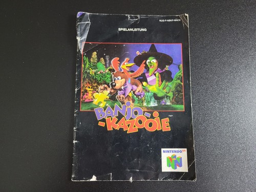 Nintendo n64 anleitung - nintendo,