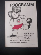 Fussballprogramm BFC
