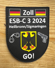 Patch Zoll Sigmaringen/Heilbronn ESB 2024 Eigensicherung Bewaffnung Kontrollen R