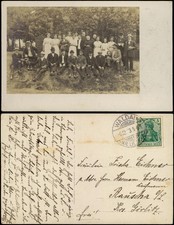 Waldau Oberlausitz Wykroty Gesellschaft Gutshaus - Kr. Liegnitz 1912 Privatfoto