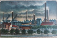 AK Duisburg bei Ruhrort HOMBERG Meiderich, Hamborn - "Hütte PHÖNIX" -selten!