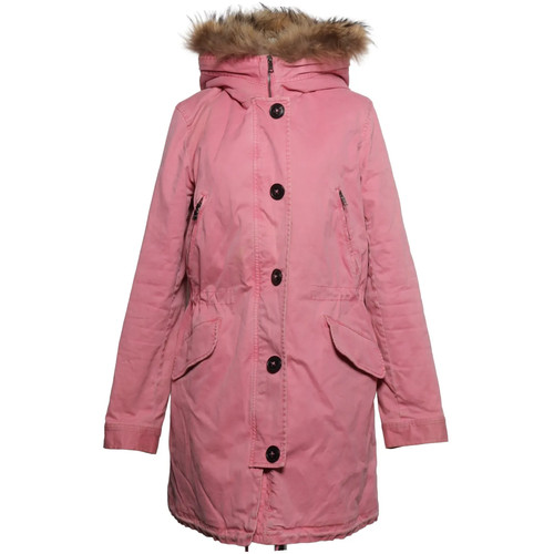 Blonde parka damen - blonde, parka,