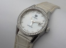 TAG HEUER CARRERA LADY FACTORY DIAMONDS EDELSTAHL REF.: WBG1315.FC PAPIERE/BOX