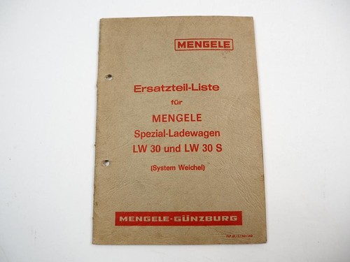 Mengele lw30 lw30s ladewagen - lw30,