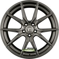 2x V1 Wheels V1 daytona grau lackiert 8x18 ET35 - LK5/120 ML72.6 99022 Felgen