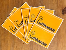 LUFTHANSA 5 baggage luggage tag sticker brand new edition 2025