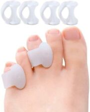 2 x Zehentrenner Hallux valgus Silikon Zehenschutz Zehenkorrektur Zehenspreizer 