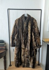 Brauner Vintage Pelzmantel Gr