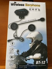 Helm Headset Bluetooth Wireless Earphone BT12 – Motorrad Funk – geprüft
