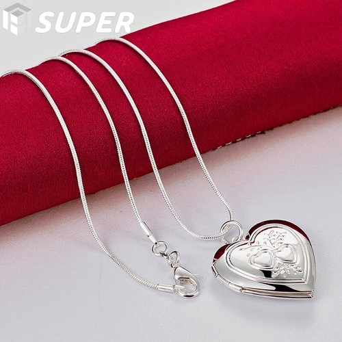 925 silber medaillon herz - 925,
