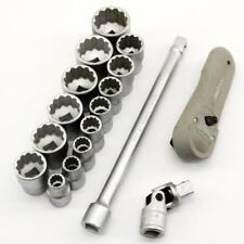 Ratsche Set 1/2'' Stecknuß Vielzahn Kardangelenk Ratsche Gedore/ Rahsol D15-1