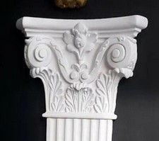 1 x Kopf Stuckgips Bas-relief