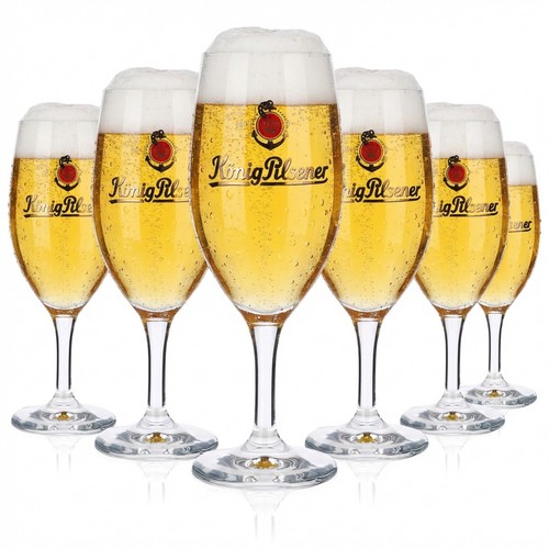 König pilsener bierglas - 6x,