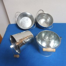 🌷4 x Zink Pflanzgefäß