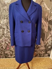 *** Dinomoda * Kostüm  * Blau * Wolle  * Gr. 44  ***