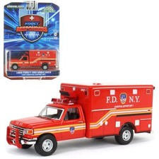 FORD F-350 - FDNY - 1998 - Ambulance - Greenlight 1:64