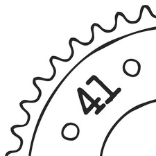 Kettenrad 41 Zähne (Tei. 530)