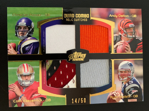 2011 topps prime quad - prime, combo