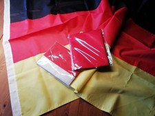 3x Neuwertige Flaggen Fahnen Deutschland 90x150cm Ungarn Flagge