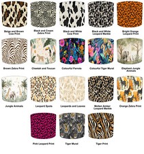 Animal Prints Lampshades Tier