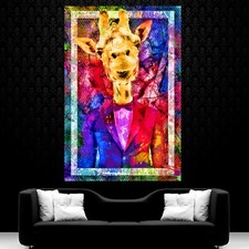 LEINWAND BILD ER XXL GIRAFFE