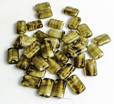 36 BÖHMISCHE GLAS PERLEN