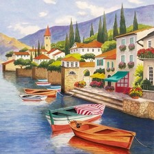 Servietten lago como - servietten,