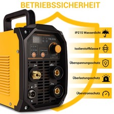 WIG Aluminium Schweißgerät Kombigerät Pulse HF TIG/WIG MMA/ARC Schweißgerät 200A