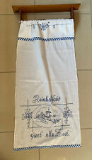 Handtuchhalter aus Holz mit Übertuch um 1900 Reinlichkeit ziert alle Zeit