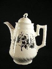 sehr alte Kaffeekanne Zur Silberhochzeit ca. 2,2l   Bitte Lesen