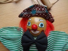 Marionette Clown 26cm groß