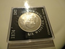 Winston Churchill Medallie 1965, Prägefrisch in ungeöffneter Box.