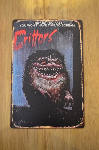 Critters blechschild retro - critters,