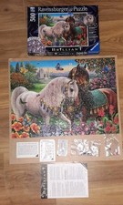 Ravensburger Puzzle 500 Teile Brillant "Glitzerndes Pferdepaar" 